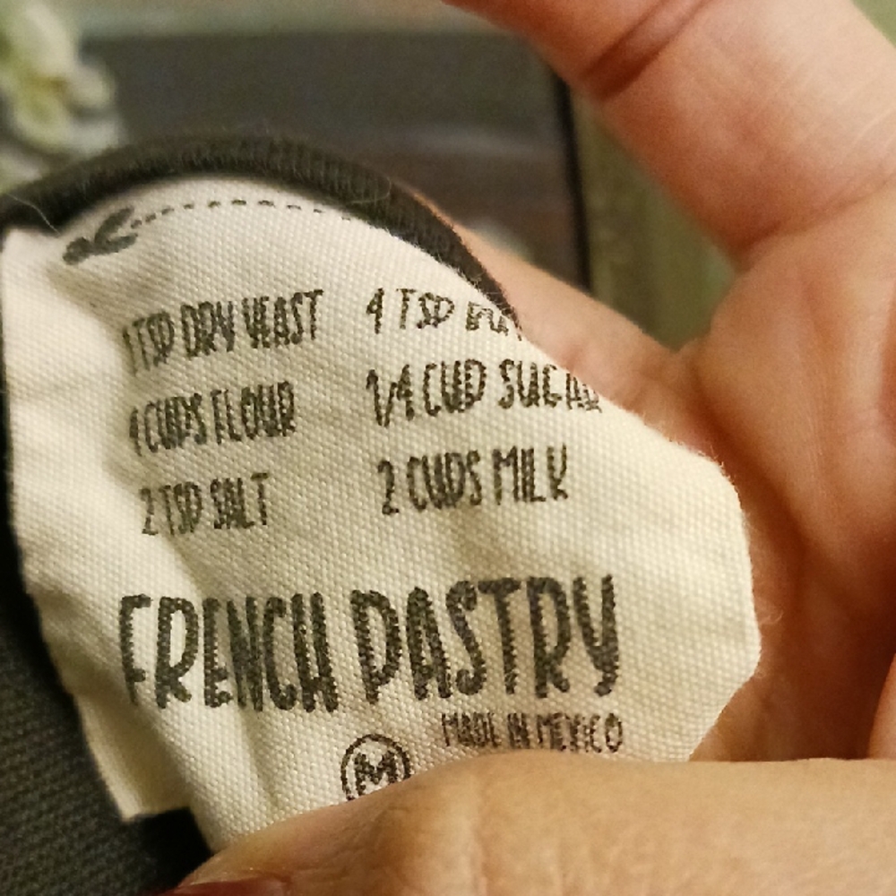SPECIAL 2 FOR $25 French Pastry Recipe Label in Black and White - Picture 2 of 8